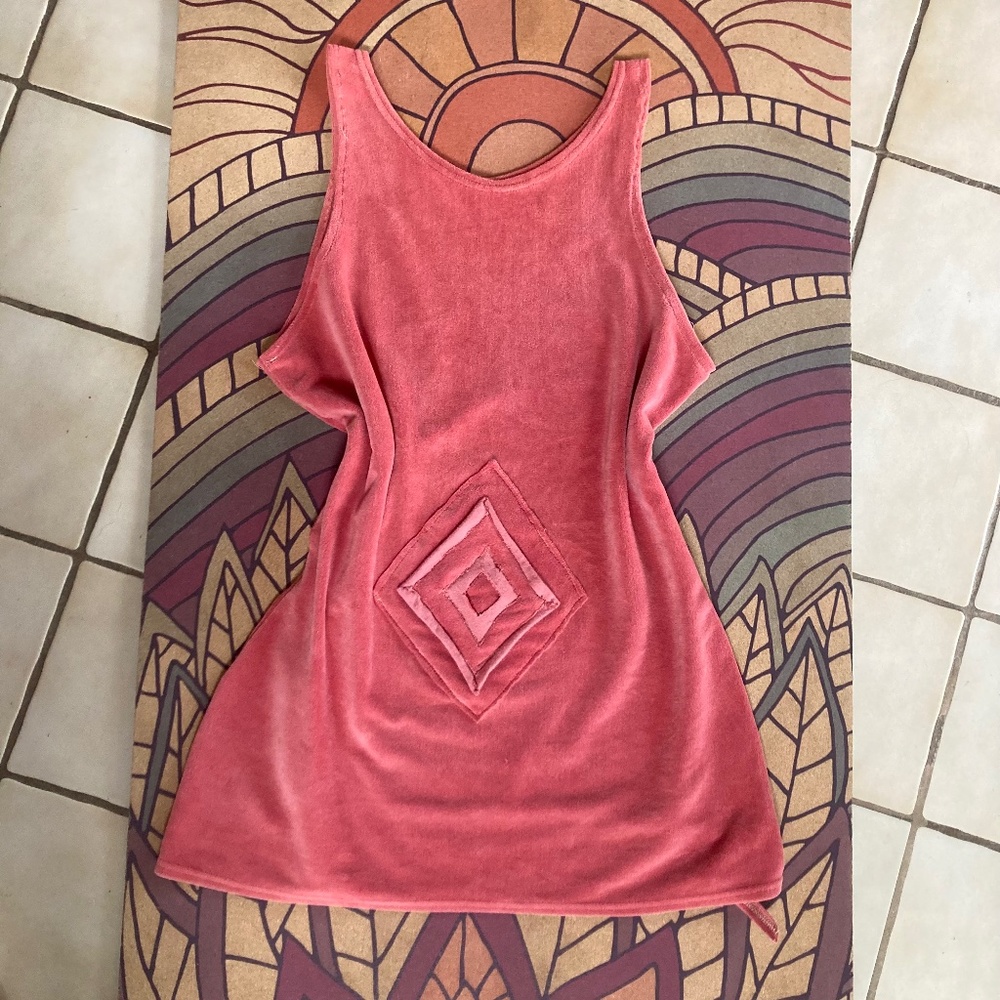 Valentines amino Dress Velvet upcycled